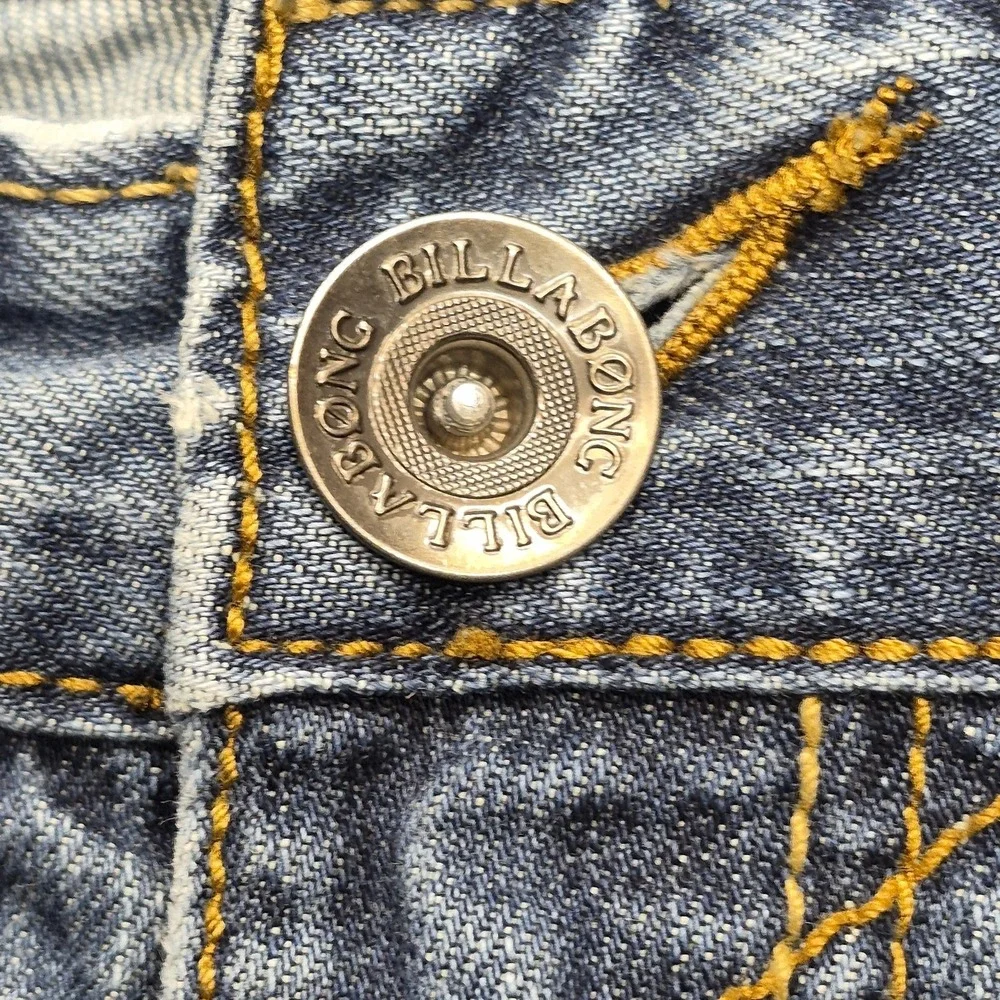 Vintage Billabong Jeans Mens 34 Blue Faded Baggy Wide Leg Denim Skater Pants Y2K